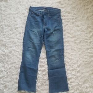 Women's Blue Jeans J Crew. Illie Demi Boot Crop